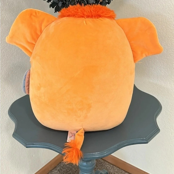 NWT Squishmallows Wilbie FIRST TO MARKET Orange White Woolley size Mammoth 16" - Picture 2 of 10